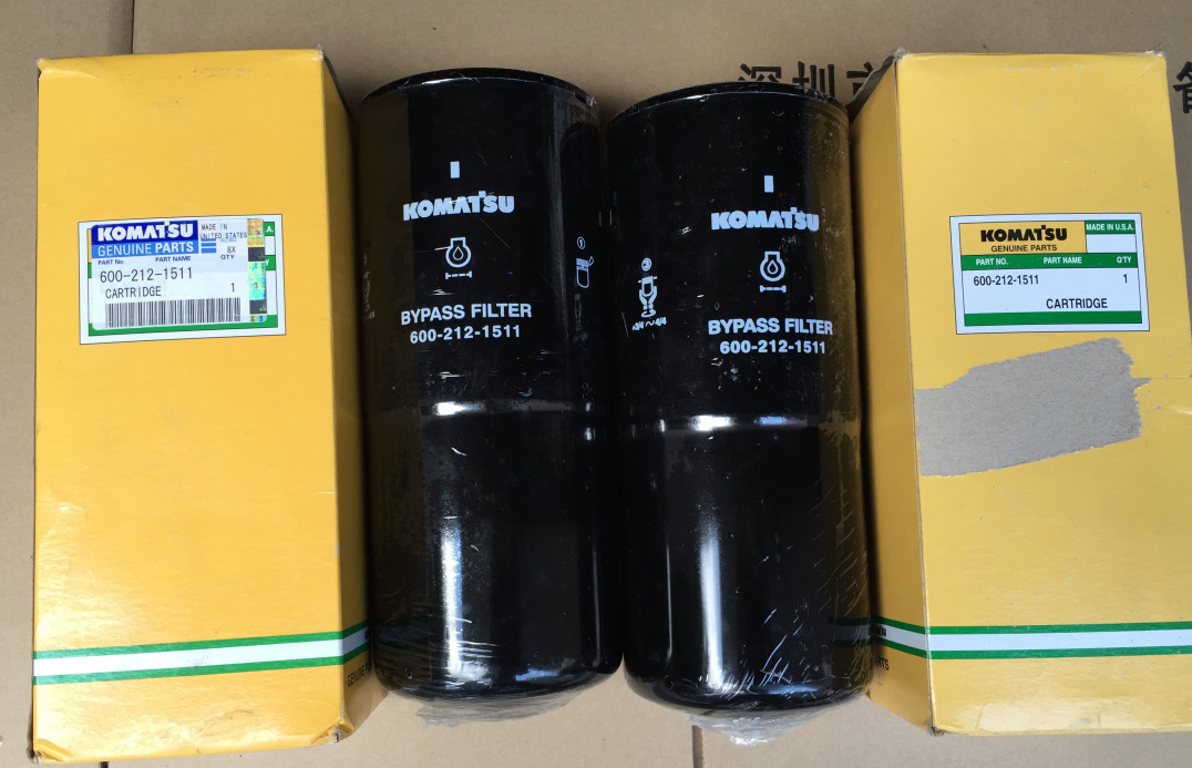 Japan,KOMATSU Diesel engine parts， KOMATS FUEL FILTERS, bypass filters