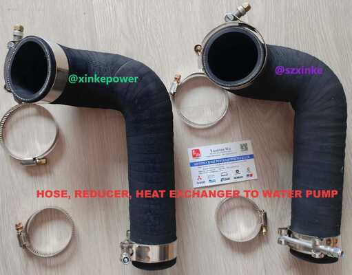 HOSE, REDUCER, HEAT EXCHANGER TO WATER PUMP,CLARKE rubber water pipe,C051400,C051399,C051398,C051215,C051397,C051247,C05415,C051136,C051136,C03099