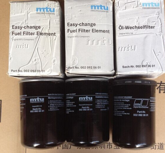Germany mtu or Benz diesel engine parts, MTU FUEL FILTER ,fue filter